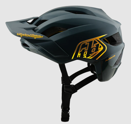 Вело каска Troy Lee Designs Flowline Helmet MIPS Point Gray / Gold
